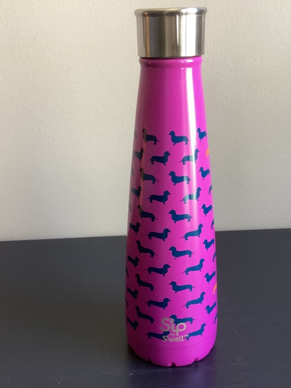 S’ip by Swell Stainless Steel Insulated Hot Cold Bottle With Dachshunds